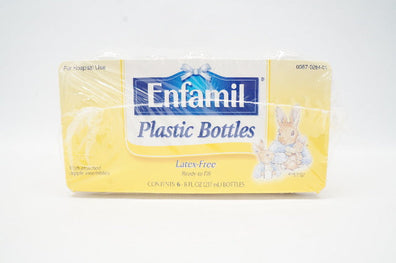 Enfamil 0087-0284-01 Plastic Bottles 8 Fl oz - Box of 6